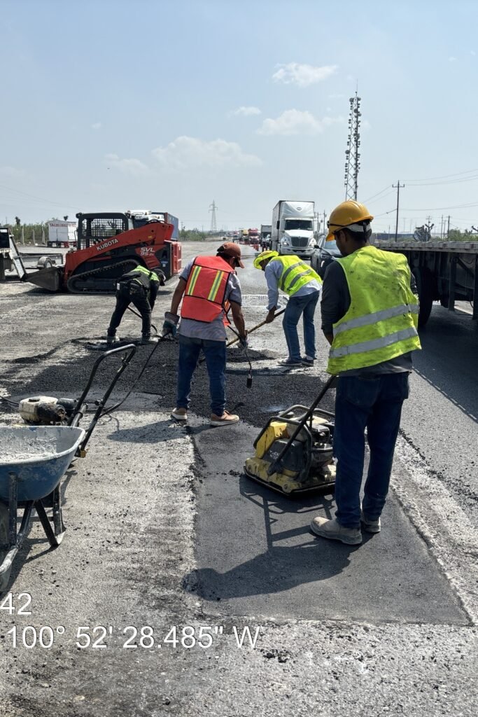 bacheo en caliente 